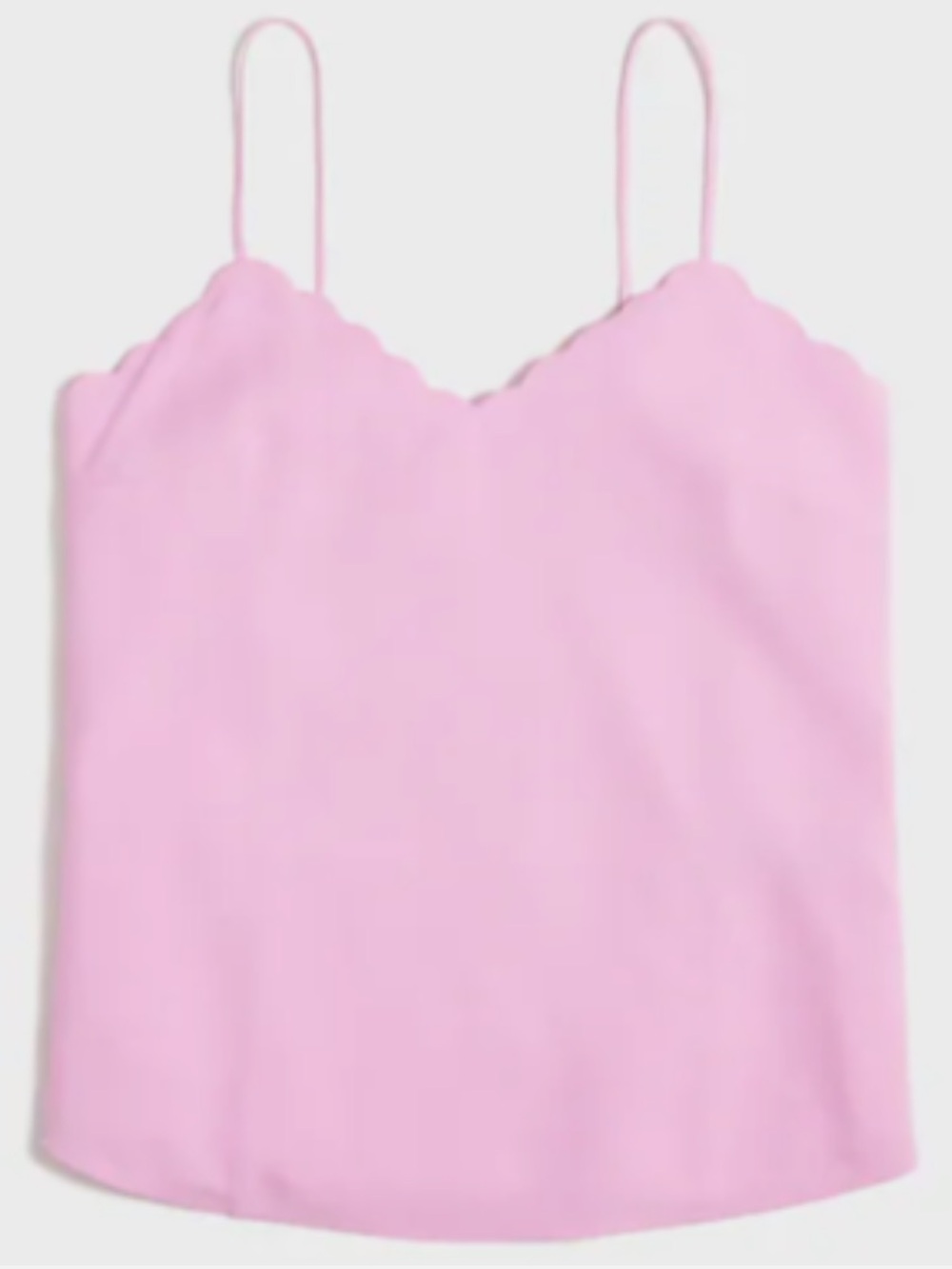 J.Crew Factory Scalloped Cami Top